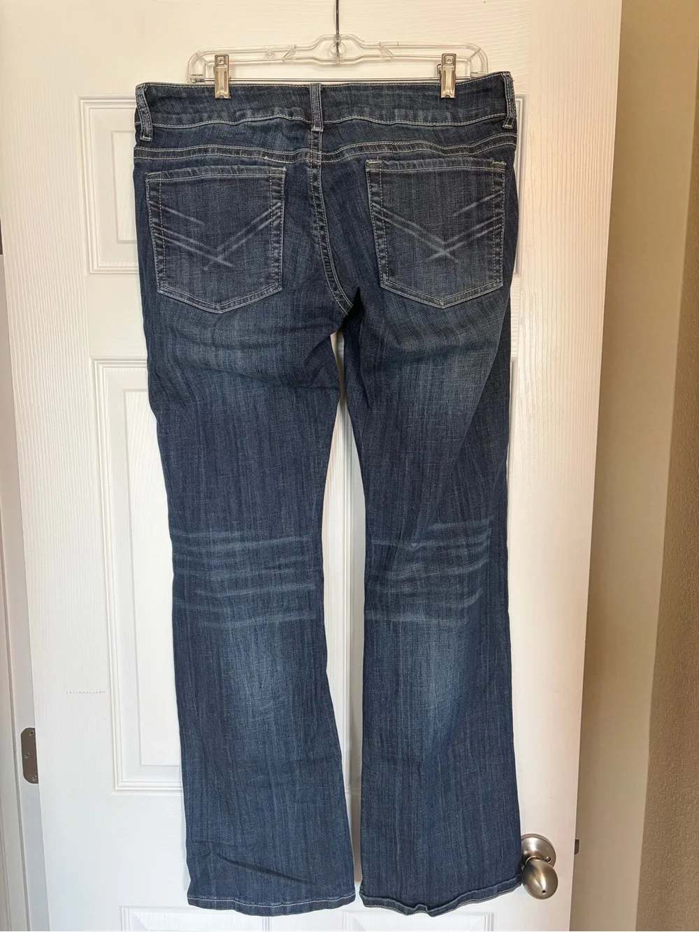 Stetson Classic Bootcut Jeans 14 Long Western Stretch Denim M4